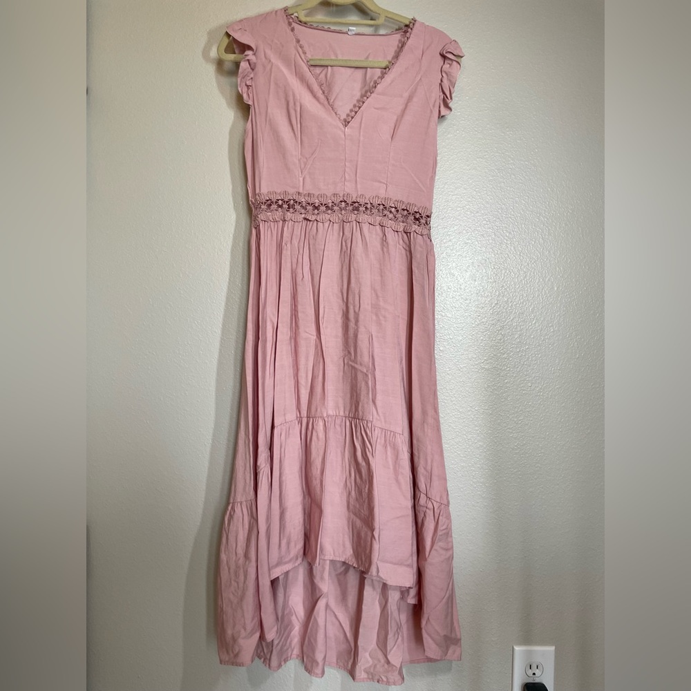 Pink High Low Dress